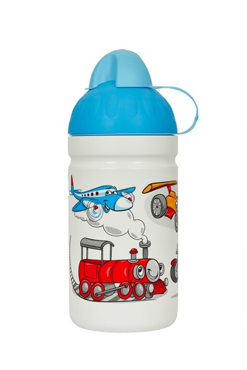 Zdravá lahev Veselá jízda 0,5 l - bílá - VÝPRODEJ